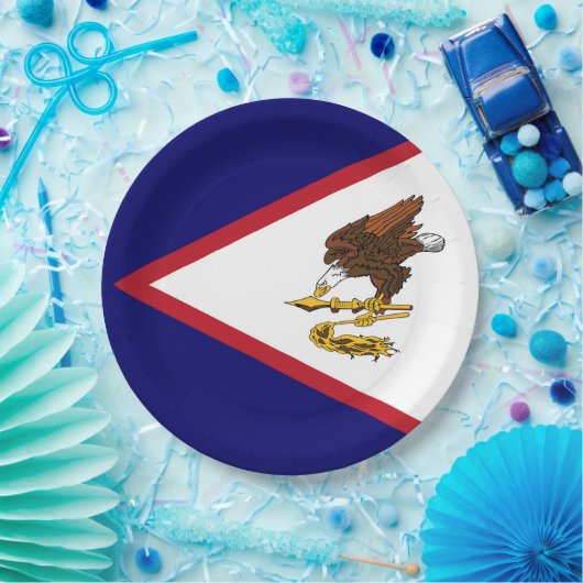 Amerikanisch-Samoa-Flagge Pappteller (Party)