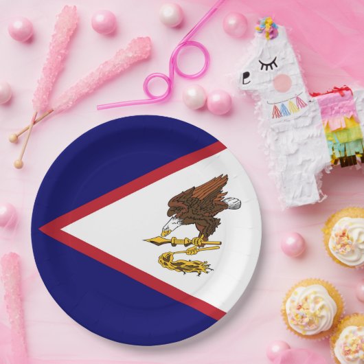 Amerikanisch-Samoa-Flagge Pappteller (Party)