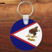 Amerikanisch-Samoa-Flagge Schlüsselanhänger (Vorderseite)