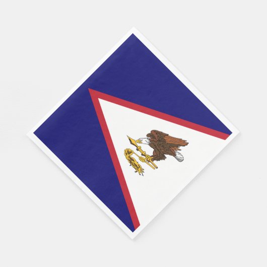 Amerikanisch-Samoa-Flagge Serviette (Ecke)