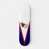 Amerikanisch-Samoa-Flagge Skateboard (Vorne)