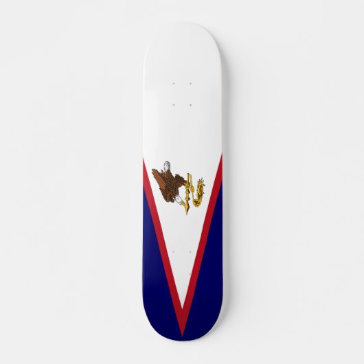 Amerikanisch-Samoa-Flagge Skateboard (Vorne)