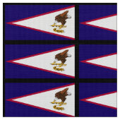 Amerikanisch-Samoa-Flagge Stoff (Nahaufnahme)