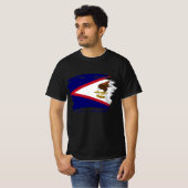 Amerikanisch-Samoa-Flagge T-Shirt (Vorne ganz)