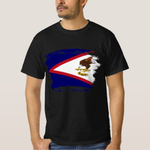 Amerikanisch-Samoa-Flagge T-Shirt