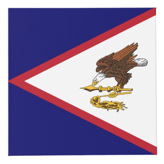 Amerikanisch-Samoa-Flagge Würfel (Vorderseite)