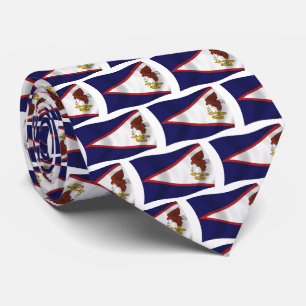 Amerikanisch-Samoa-Flaggenkrawatte Krawatte