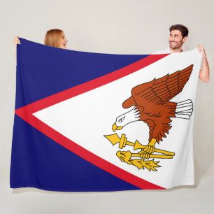 Amerikanisch-Samoa Fleecedecke