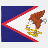 Amerikanisch-Samoa Fleecedecke (Vorderseite (Horizontal))