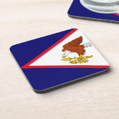 Amerikanisch-Samoa Getränkeuntersetzer (Linke Seite)