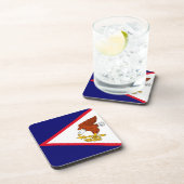 Amerikanisch-Samoa Getränkeuntersetzer (Rechte Seite)