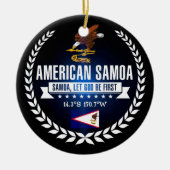 Amerikanisch-Samoa Keramikornament (Vorne)