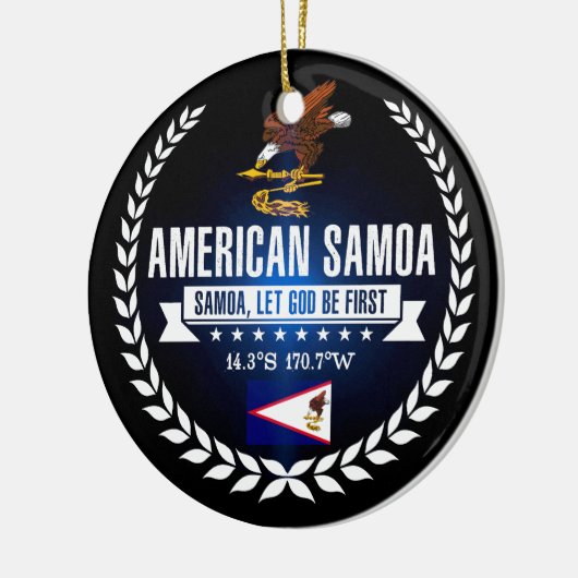 Amerikanisch-Samoa Keramikornament (Links)