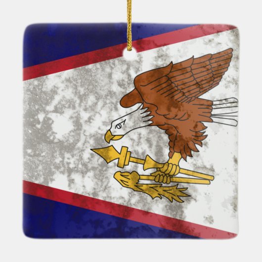 Amerikanisch-Samoa Keramikornament (Rückseite)