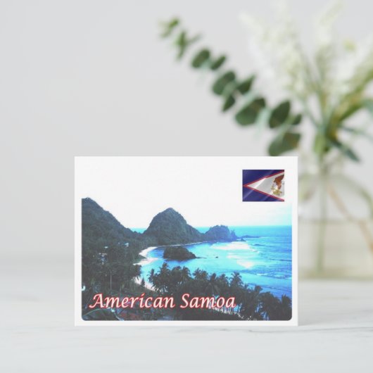 Amerikanisch-Samoa - Küste - Postkarte (Stehend Vorderseite)