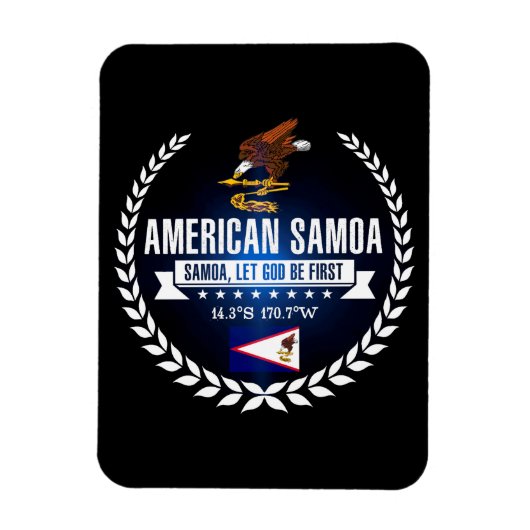 Amerikanisch-Samoa Magnet (Vertikal)