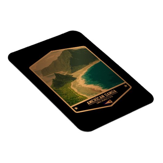 Amerikanisch-Samoa Magnet (Rechte Seite)