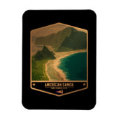 Amerikanisch-Samoa Magnet (Vertikal)