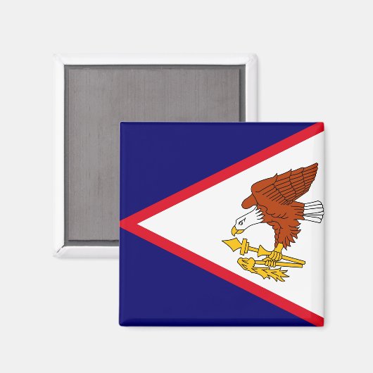 Amerikanisch-Samoa Magnet (Vorderseite/Rückseite)