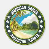 Amerikanisch-Samoa Magnet (Vorne)