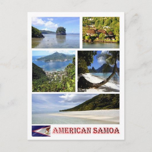 Amerikanisch Samoa - Mosaik - Postkarte (Vorderseite)