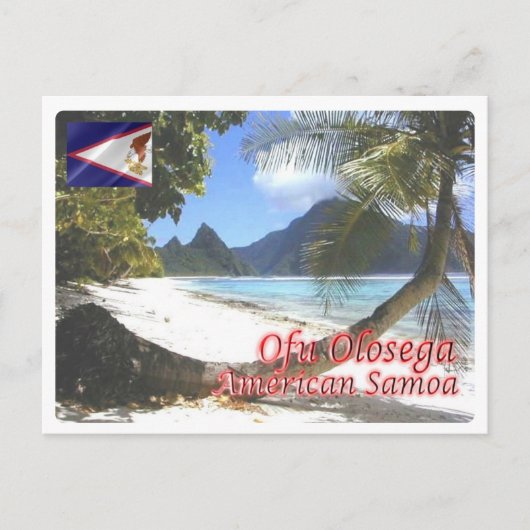 Amerikanisch Samoa - Ofu Olosega - Postkarte (Vorderseite)