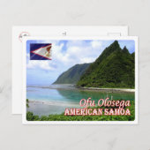 Amerikanisch Samoa - Ofu Olosega - Postkarte (Vorne/Hinten)