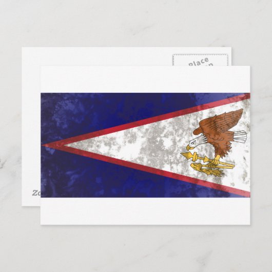 Amerikanisch-Samoa Postkarte (Vorne/Hinten)