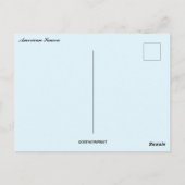 Amerikanisch-Samoa Postkarte (Rückseite)