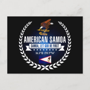 Amerikanisch-Samoa Postkarte