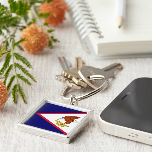 Amerikanisch-Samoa Schlüsselanhänger (Seite)