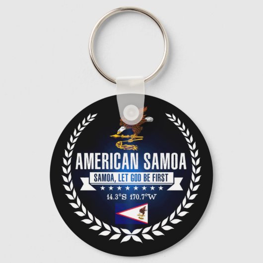 Amerikanisch-Samoa Schlüsselanhänger (Vorderseite)