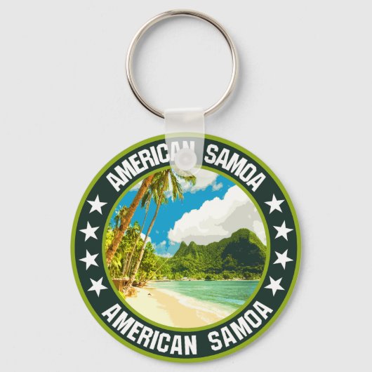 Amerikanisch-Samoa Schlüsselanhänger (Vorderseite)
