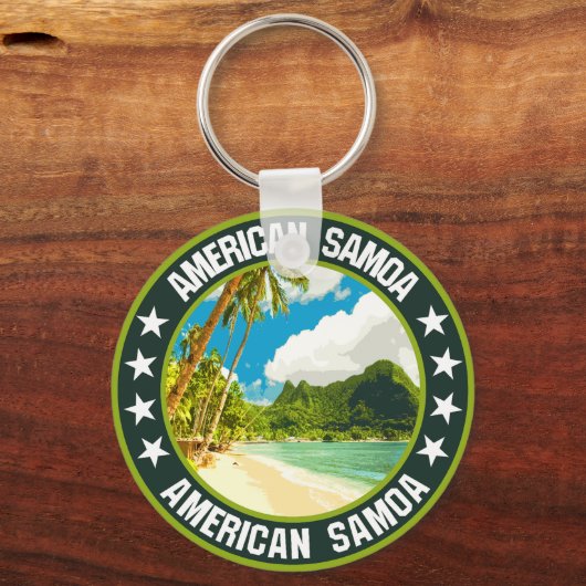 Amerikanisch-Samoa Schlüsselanhänger (Rückseite)