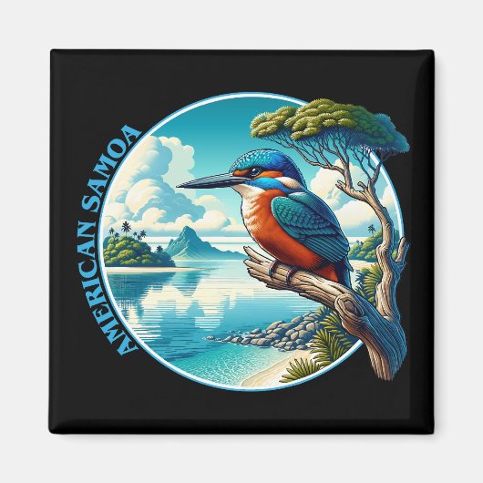 Amerikanisch-Samoa-Südpazifik Magnet (Vorne)