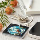 Amerikanisch-Samoa-Südpazifik Schlüsselanhänger (Vorderseite rechts)