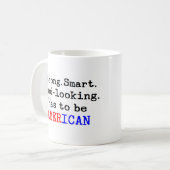 amerikanisch stark kaffeetasse (Vorderseite Links)