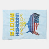 Amerikanisch Ukrainische Roots Küchentücher (Horizontal)