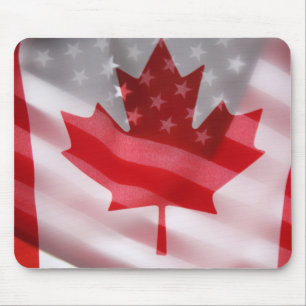 Amerikanisch und Kanadier kennzeichnet mouspad Mousepad