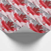 Amerikanisch und Kanadier kennzeichnet Packpapier (Ecke)