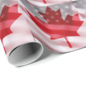 Amerikanisch und Kanadier kennzeichnet Packpapier (Rolleneckpunkt)