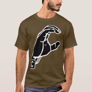 Amerikanisch-Zeichensprache Letter C 1 T-Shirt