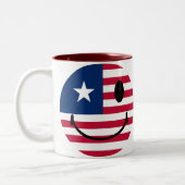 Amerikanisch Zweifarbige Tasse (Links)