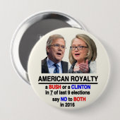 Amerikanische Abgabe Button (Vorne & Hinten)