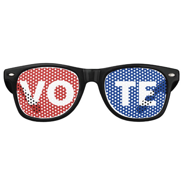 Amerikanische Abstimmung Partybrille (Vorderseite)