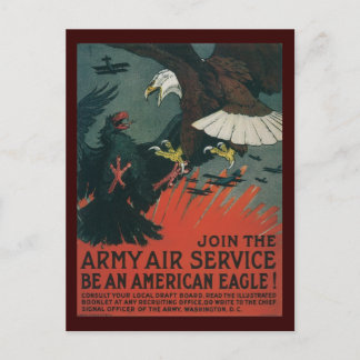 Amerikanische Adler 2. Weltkrieg Postkarte