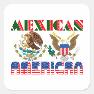 Amerikanische Adler Quadratischer Aufkleber