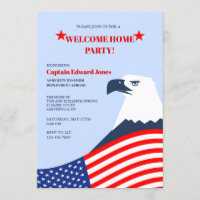 Amerikanische Adler-Willkommens-Zuhause-Party
