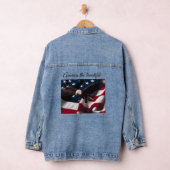 amerikanische Adlerflagge Denim Jacket Jeansjacke (Hangar)