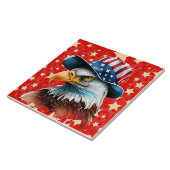 Amerikanische Adlerflagge Fliese (Seite)